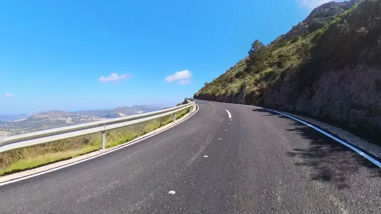 Cycling Coll de Rates, Costa Blanca Spain — 6.43km at 5.5%, Category 2, Pogačar KOM 11:51