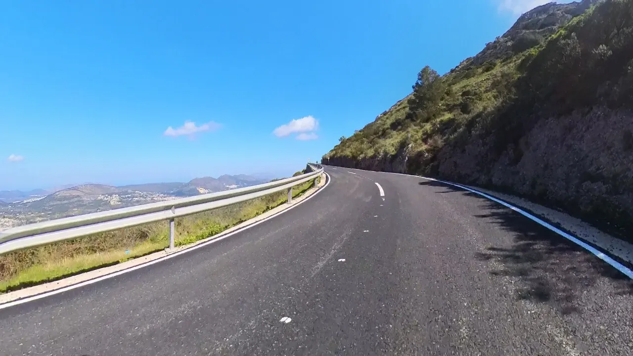 Cycling Coll de Rates, Costa Blanca Spain — 6.43km at 5.5%, Category 2, Pogačar KOM 11:51