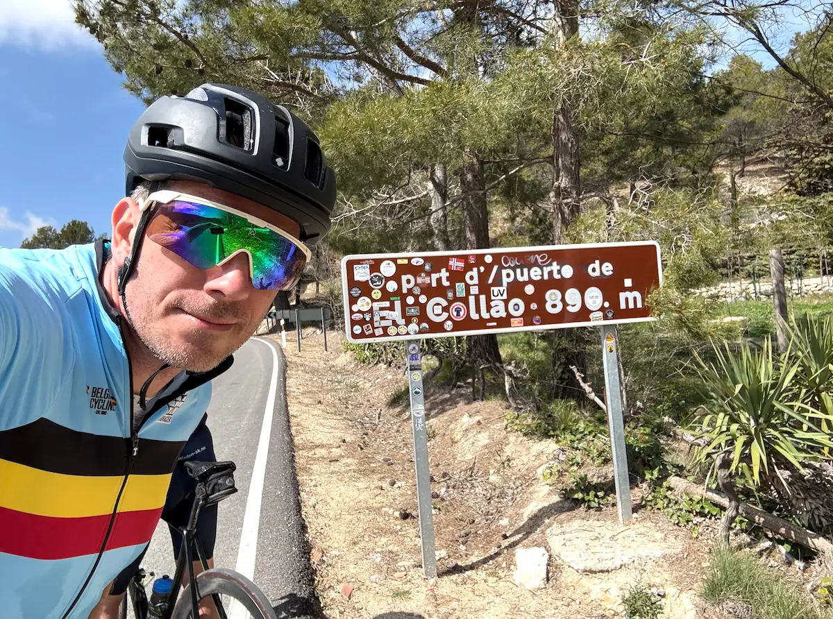 Puerto de Collao climb, Costa Blanca — mountain roads on the six-climb epic from Calpe