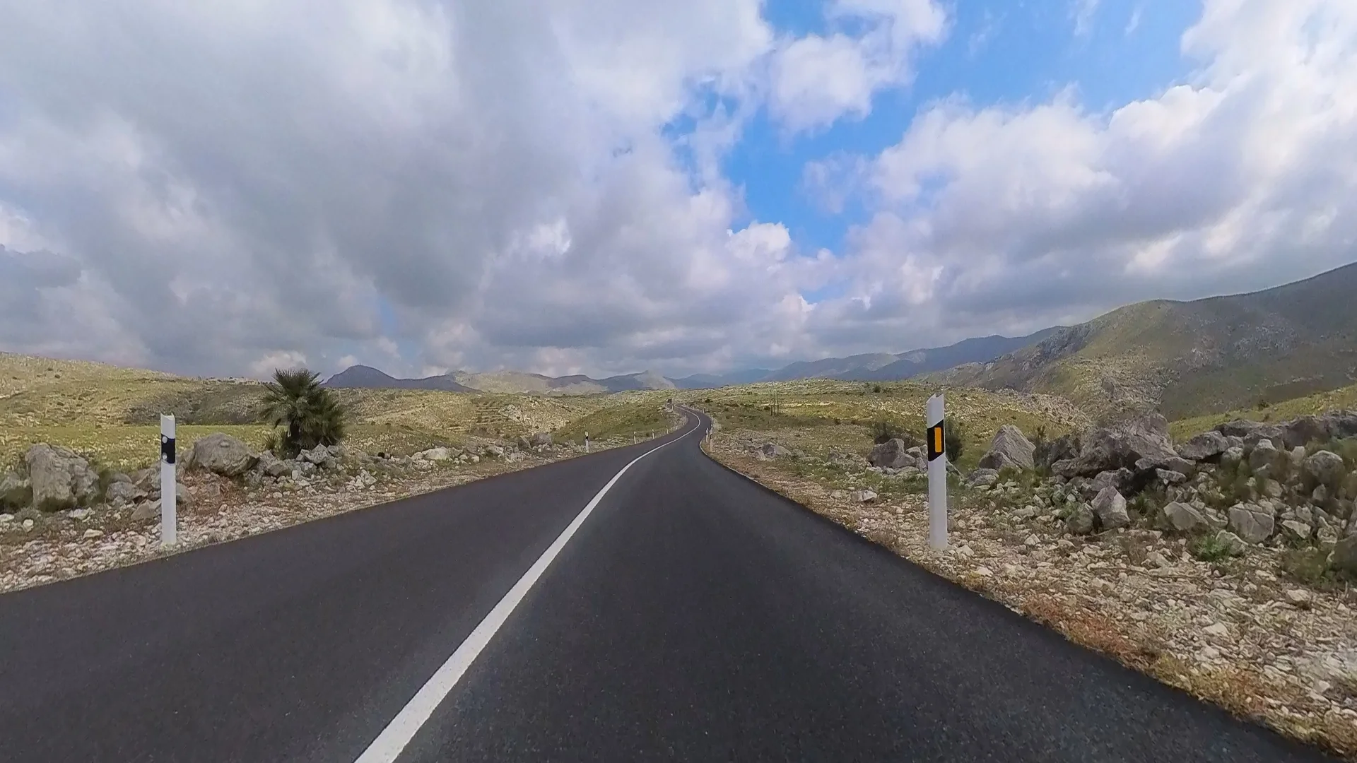 Rolling roads before Vall d'Ebo, Costa Blanca — quiet inland roads through the Marina Alta