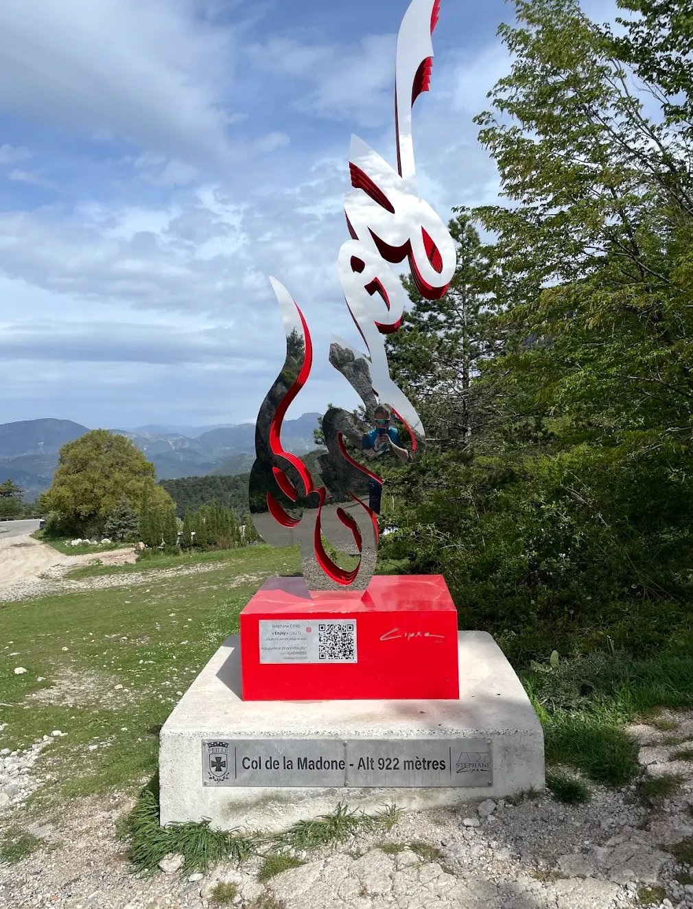 Col de la Madone upper section, French Riviera — narrow mountain roads with Mediterranean views