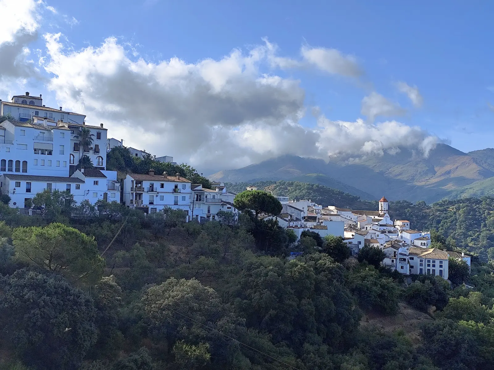 Views over the Mediterranean and Gibraltar from Los Reales
