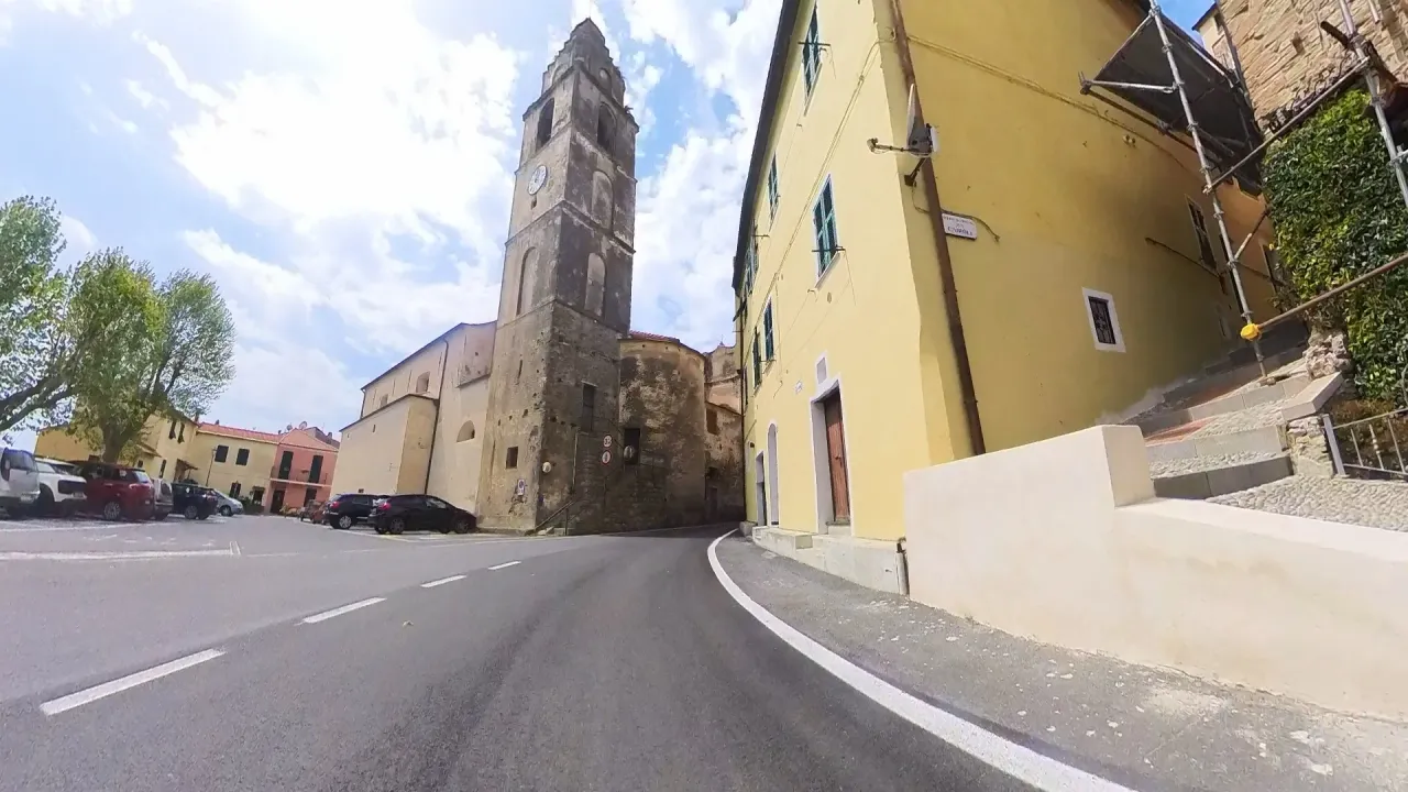 Cycling the Milano-San Remo route — Cipressa and Poggio climbs above the Ligurian coast