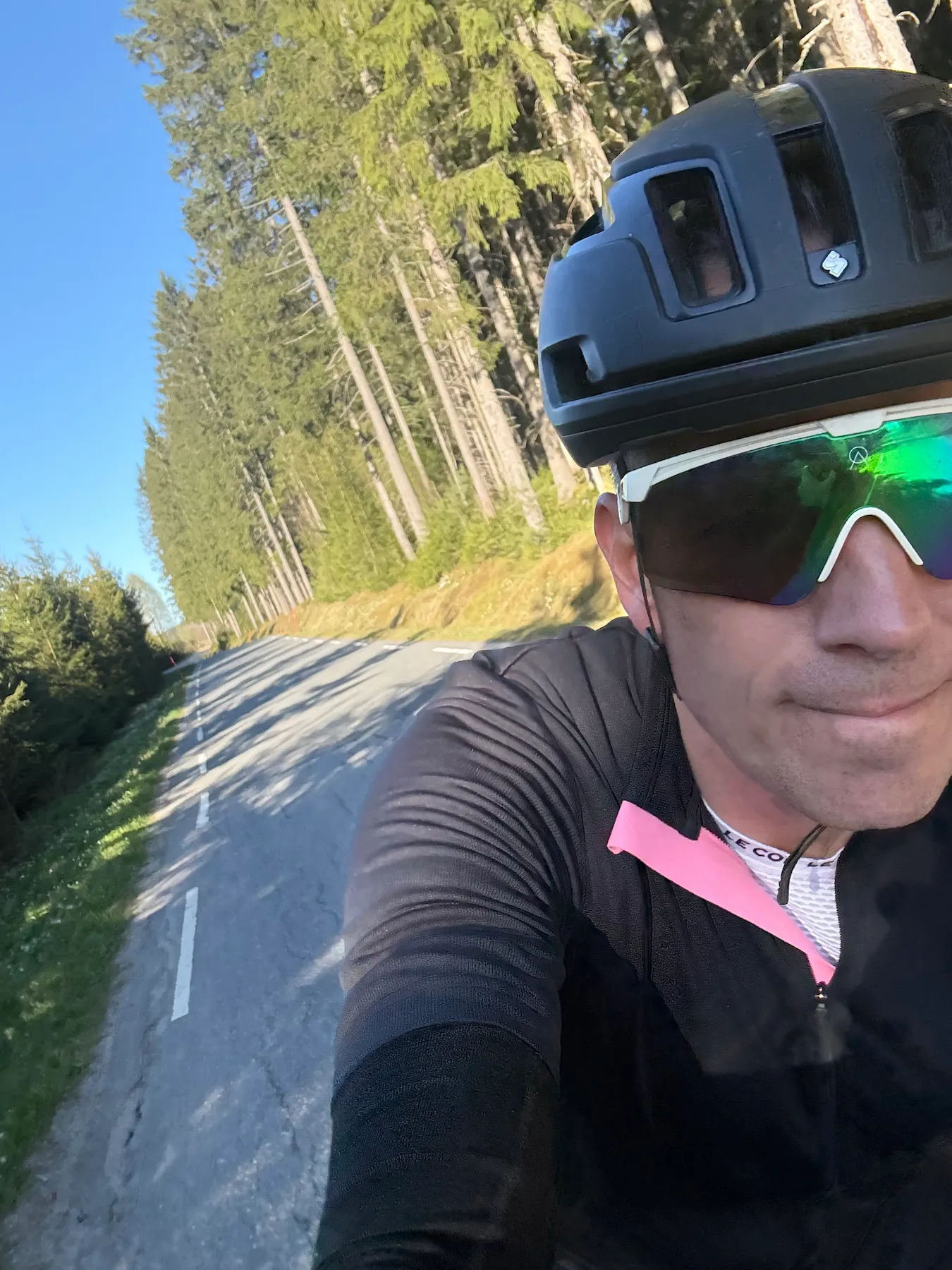 Auf der Mørkveien — Selbstporträt mitten in der Runde