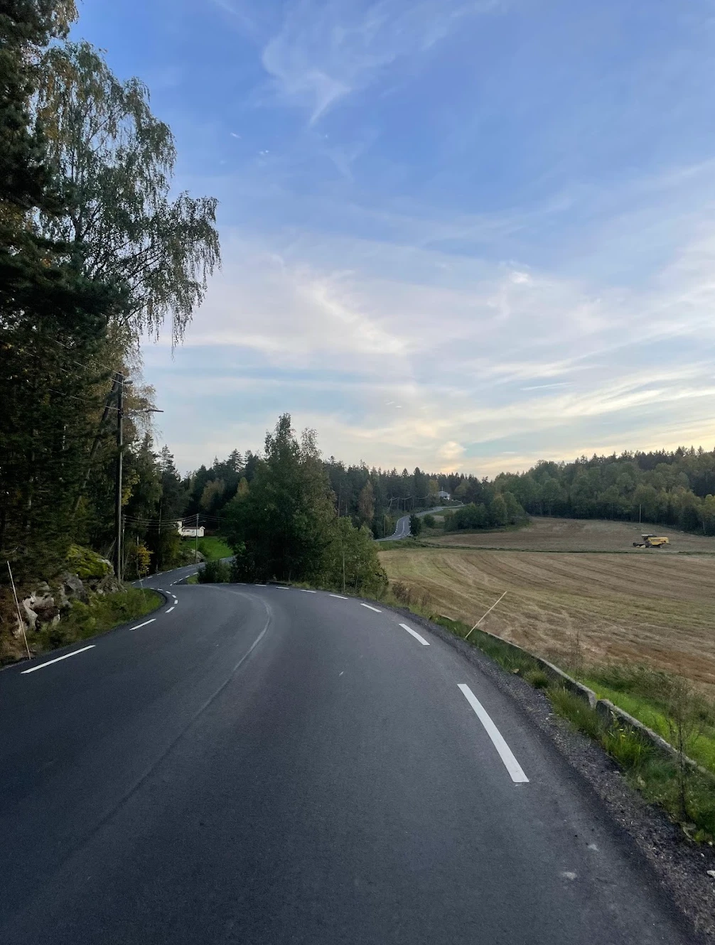 Old Mosseveien cycling — the quiet return road back to Oslo along the Oslofjord