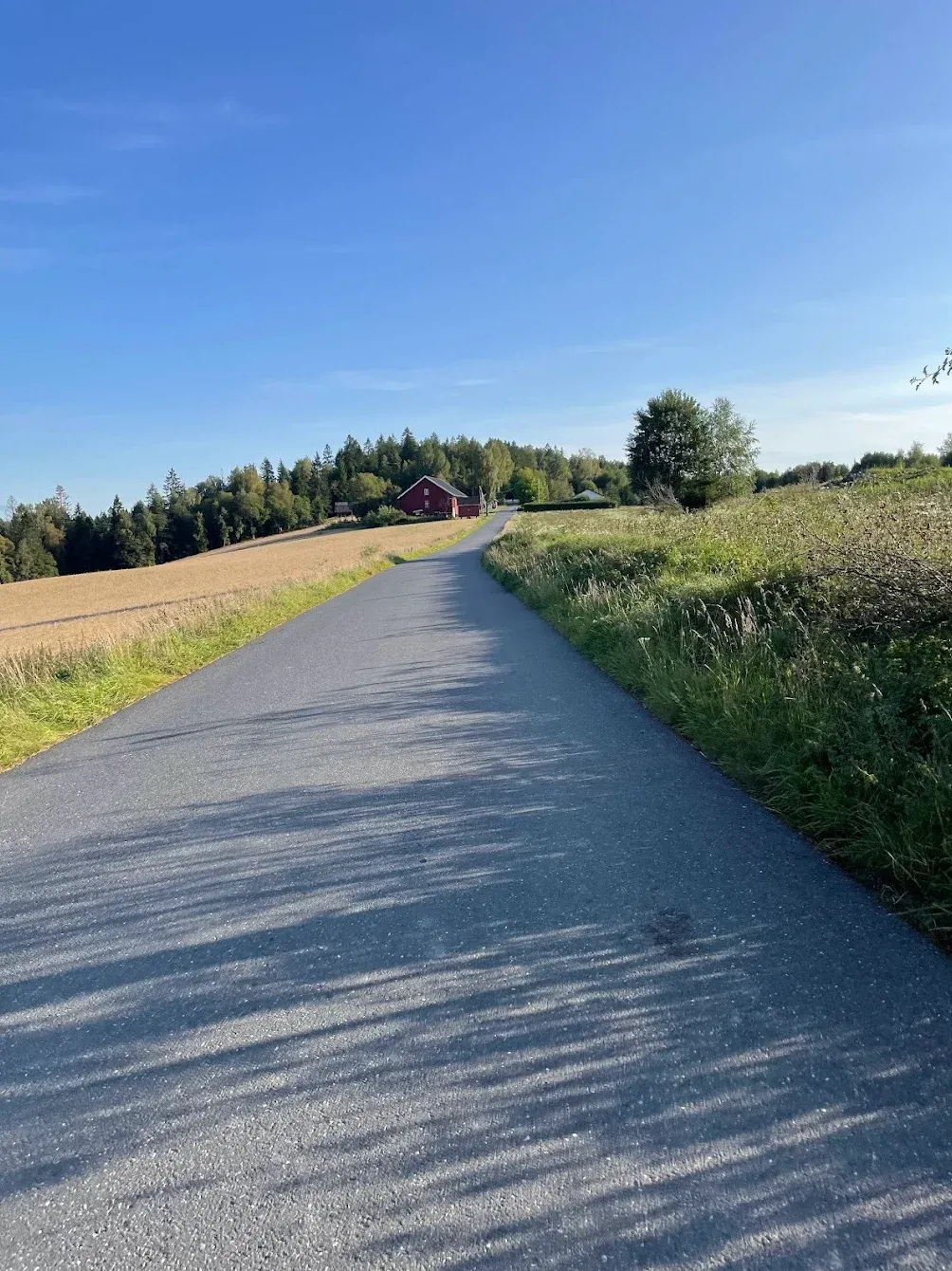 Cycling the Vestby loop on quiet roads south of Oslo