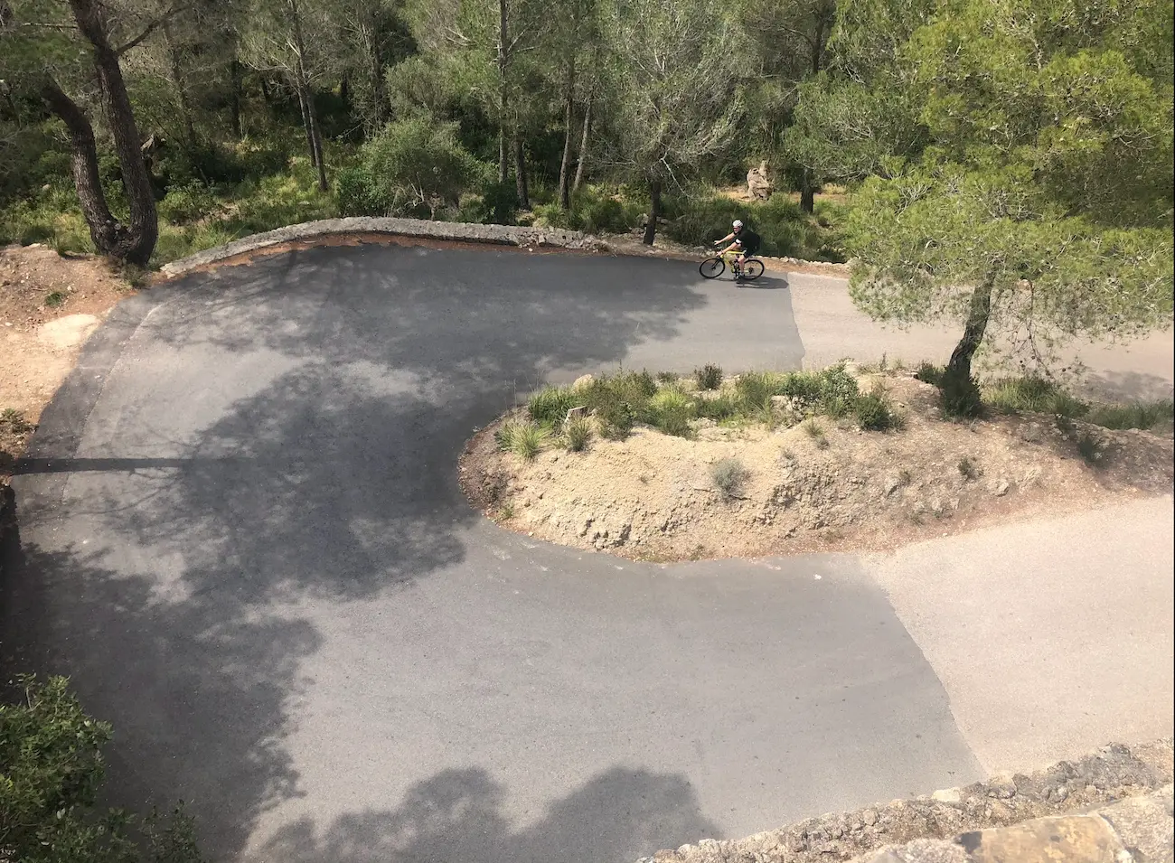 Western Tramuntana cycling Mallorca — dramatic mountain roads above the Bay of Palma