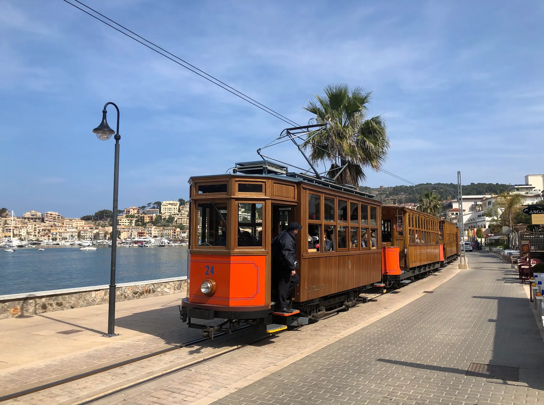 Port de Sóller cycling Mallorca — picturesque harbour town at the foot of the mountains