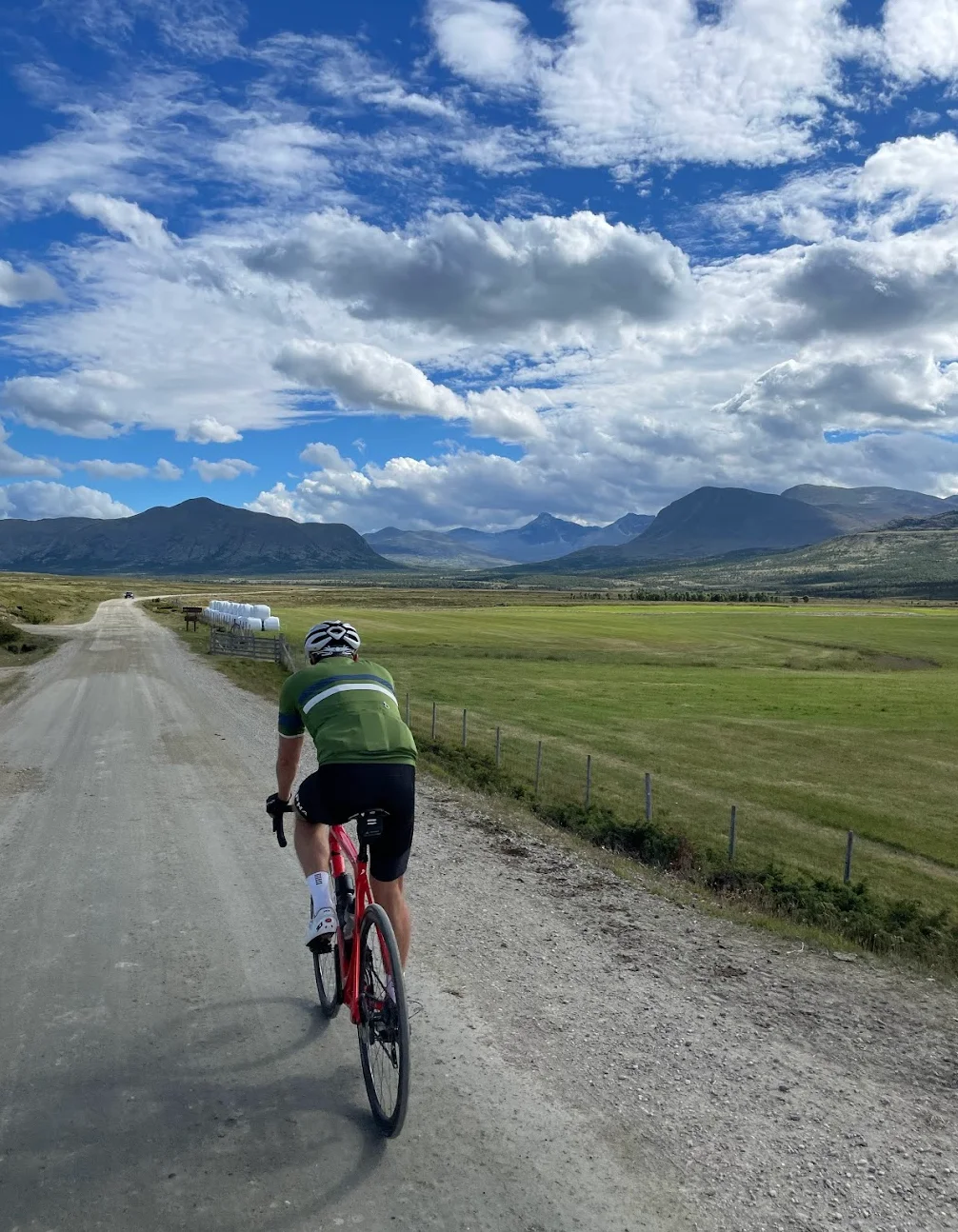 Grimsdalen valley cycling, Rondane National Park — one of Norway's most remote and beautiful cycling roads