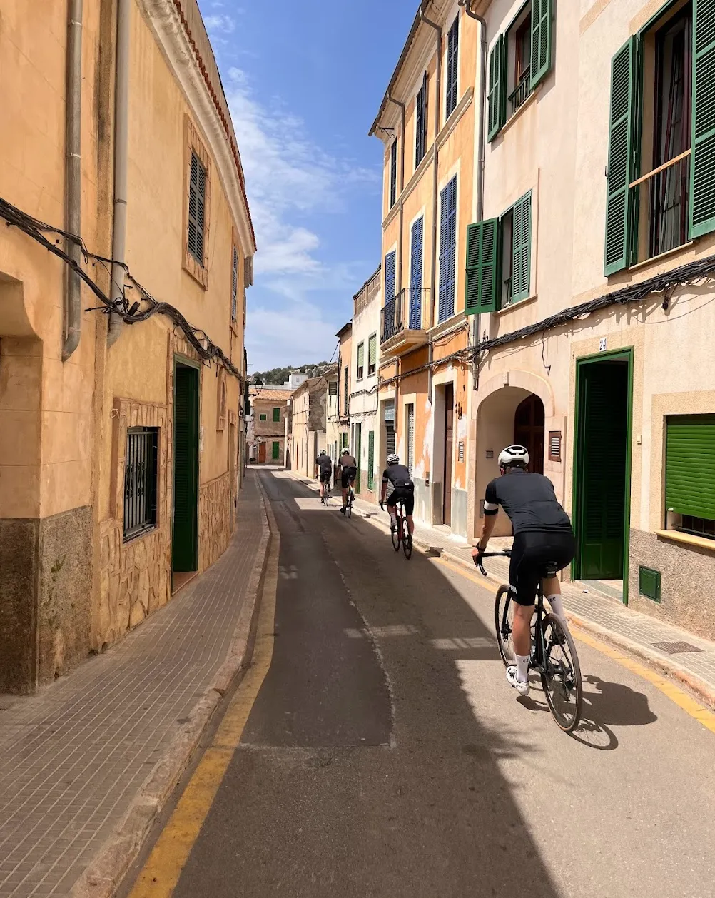 Cycling through Felanitx, Mallorca — traditional market town on the Sant Salvador loop