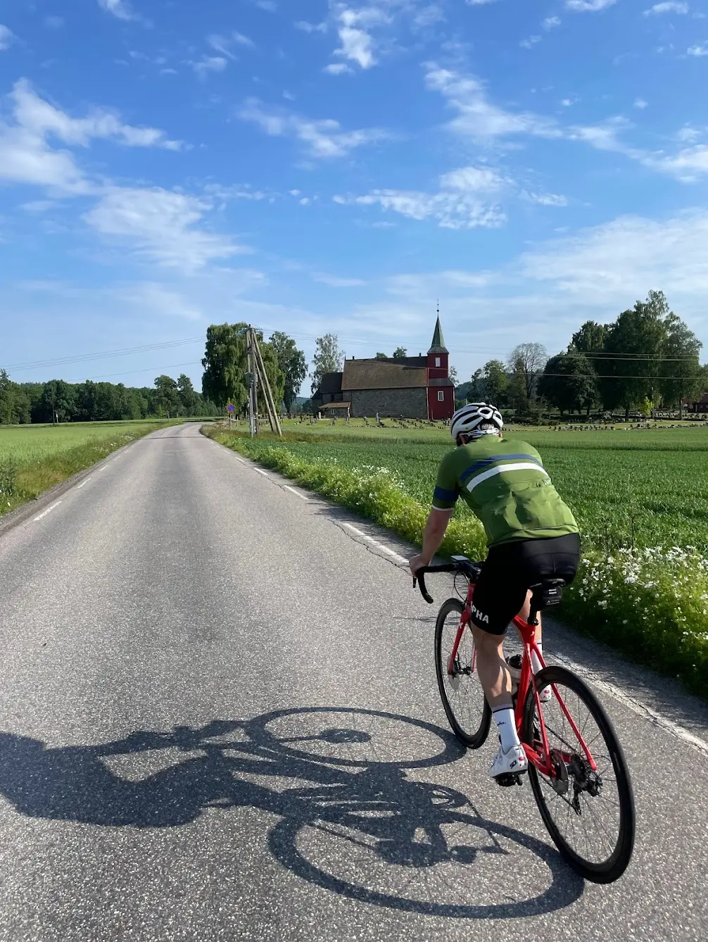 Sandefjord cycling — the long return through Steinsholt and Svarstad on the Hvittingfoss loop