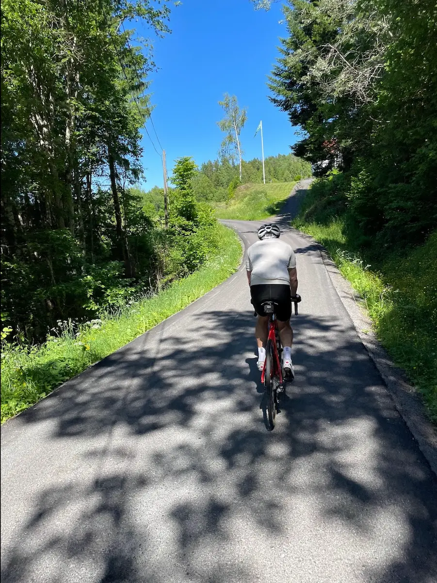 Vestfold cycling — quiet country roads through the historic farming landscape near Sandefjord