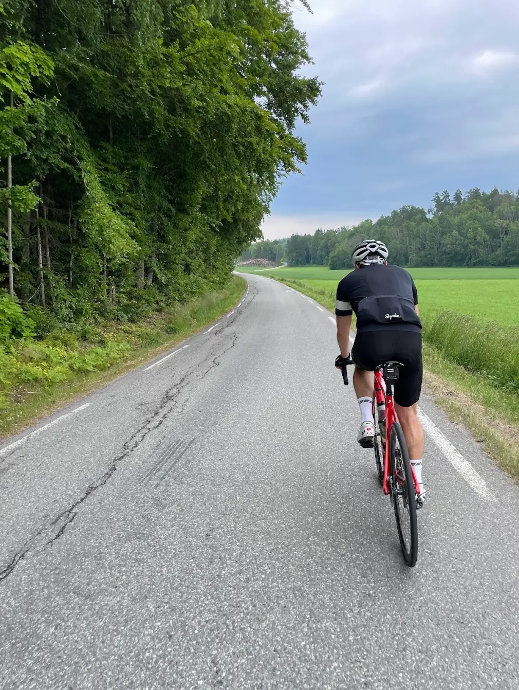 Lågendalen cycling — following Numedalslågen south on the return to Sandefjord