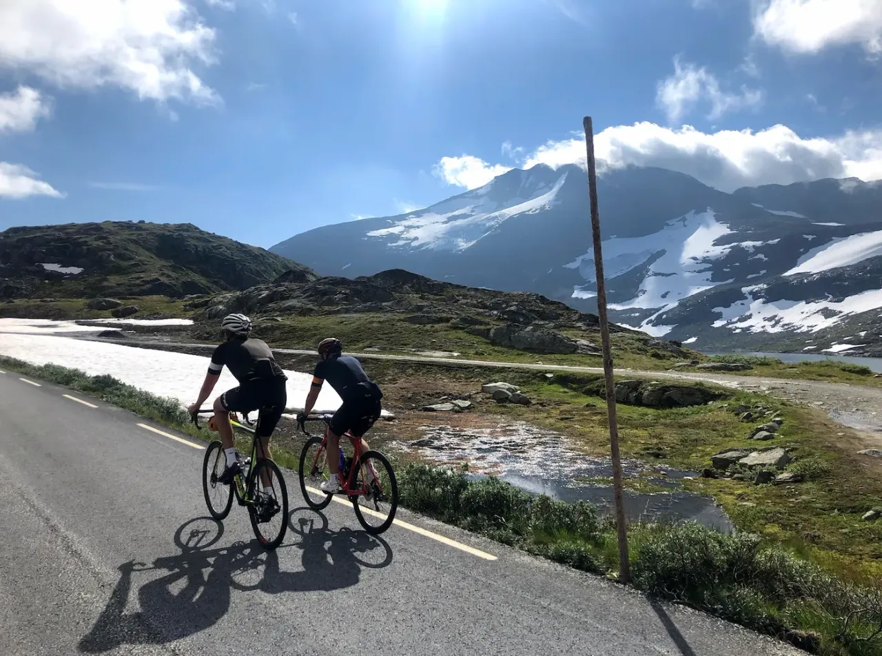 Cycling in Noruega