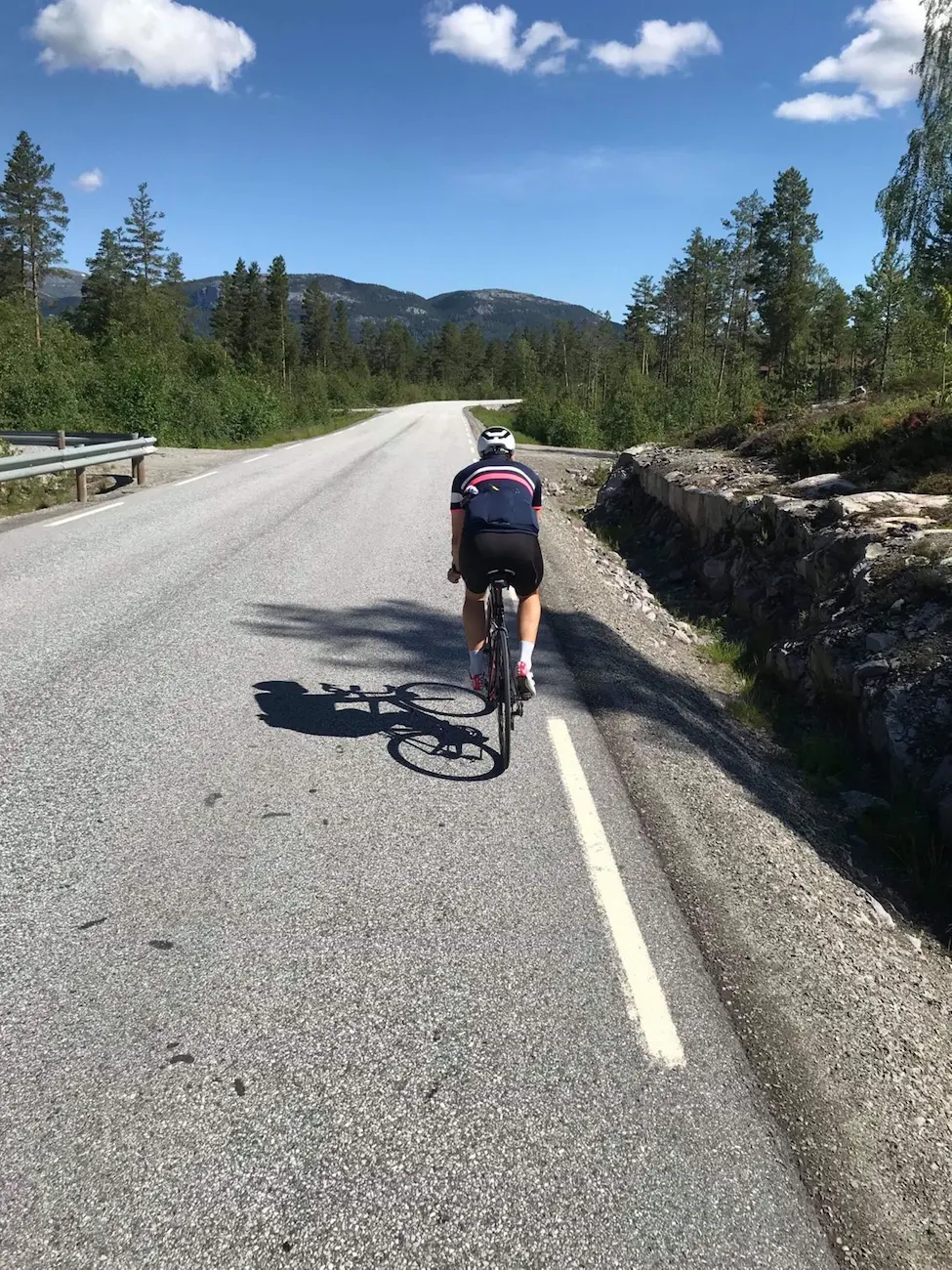 Telemark rural entre Sauland y la meseta junto al Tinnsjøen